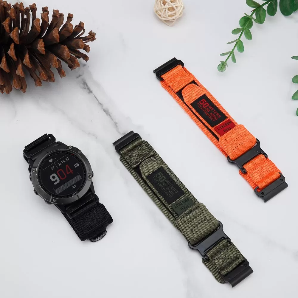 Garmin Fenix 6 PRO / 7 8 (47 MM) siksniņa zaļš TECH-PROTECT SCOUT 5