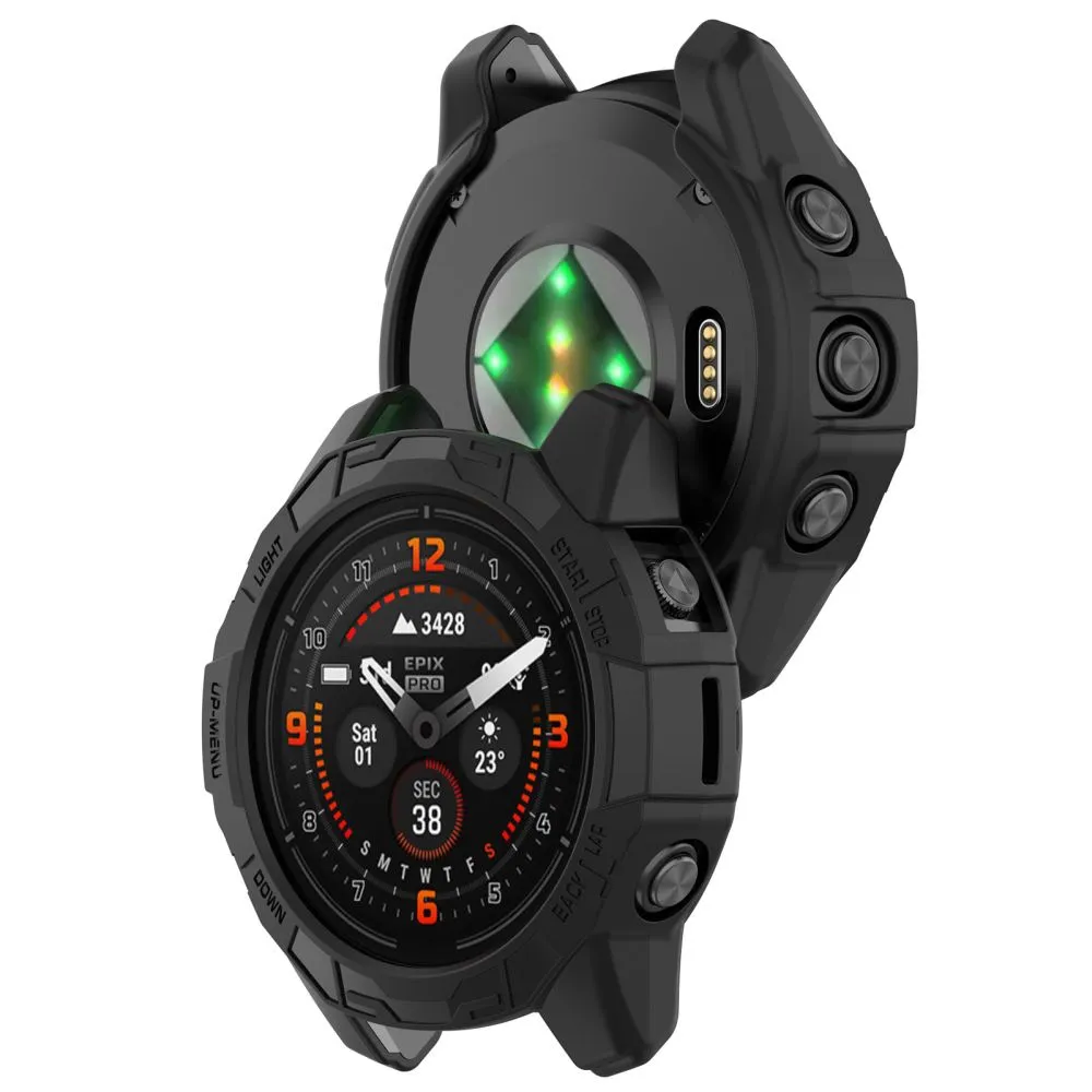 Garmin Fenix 6 PRO / 7 8 (47 MM) vāciņš melns TECH-PROTECT DEFENSE AIR