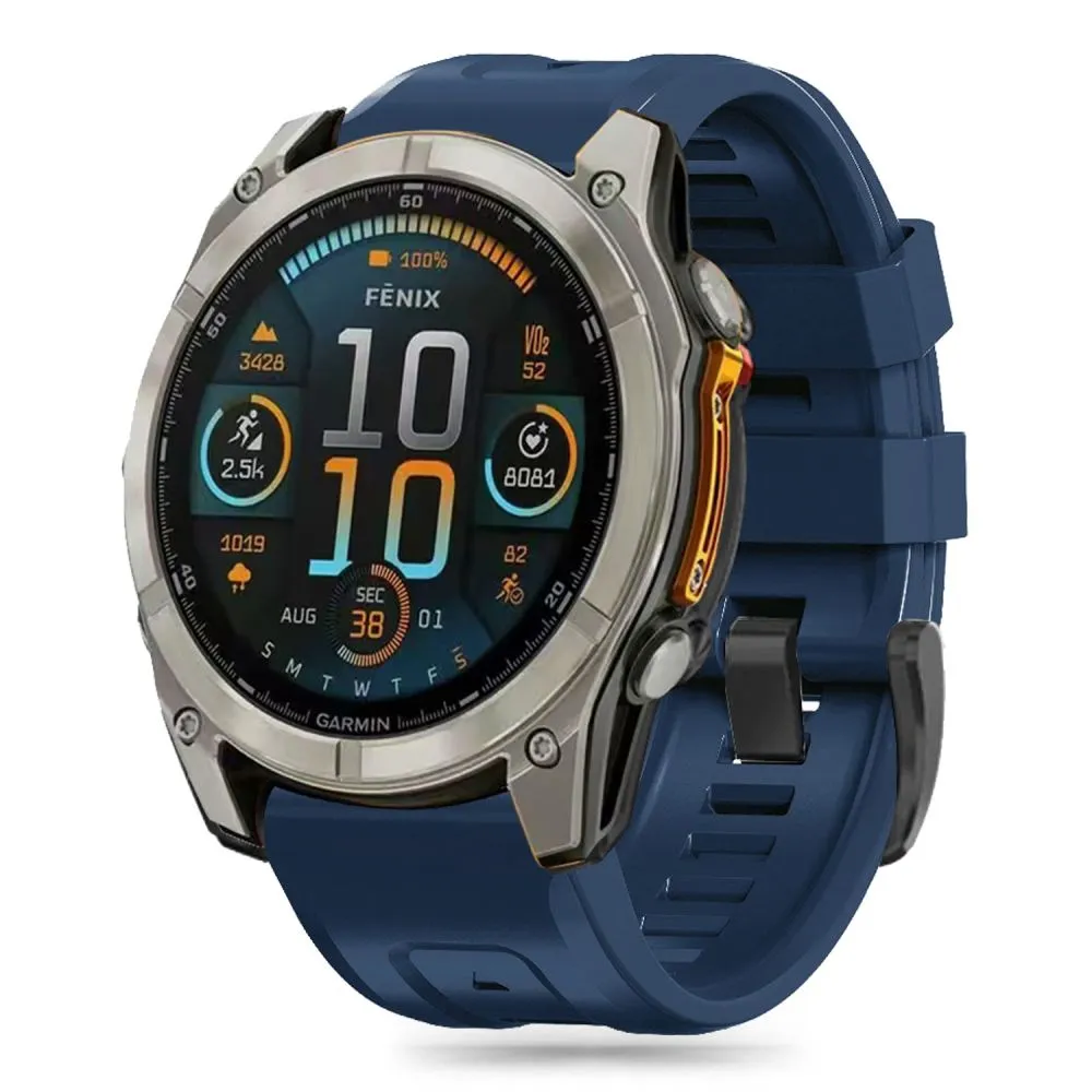 Garmin Fenix 6 PRO / 7 8 (47 MM) siksniņa zils TECH-PROTECT SILICONE 5 E