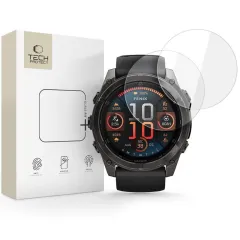 Garmin Fenix 6 PRO / 7 / 8 (47 MM) aizsargstikls TECH-PROTECT GLASS FIT+ 2-PACK Garmin Fenix 8 (51 MM)