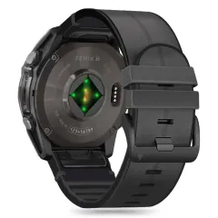 Garmin Fenix 6 PRO / 7 8 (47 MM) siksniņa melns TECH-PROTECT SILICONE PU 5 E