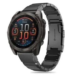 Garmin Fenix 6 PRO / 7 8 (47 MM) siksniņa melns TECH-PROTECT STEELBAND 5 E