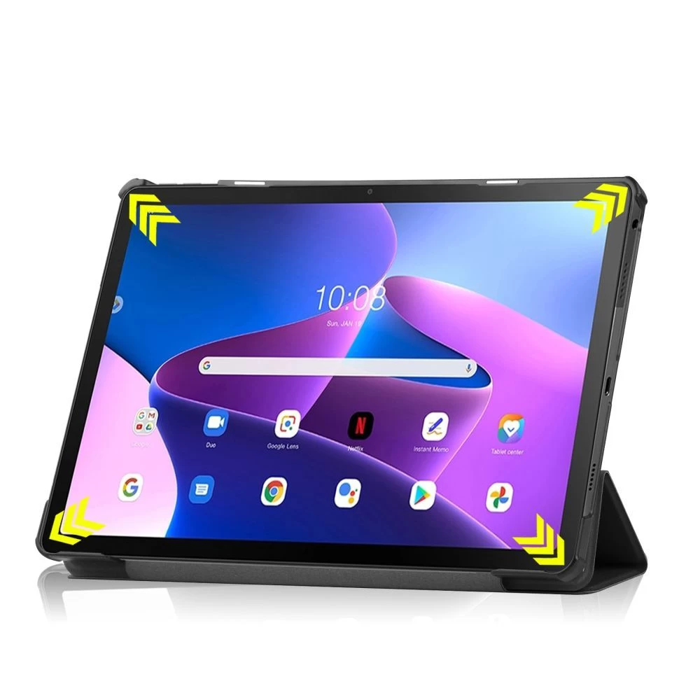 Lenovo Tab M10 Plus 10.6 3rd Gen maciņš melns TECH-PROTECT Smart