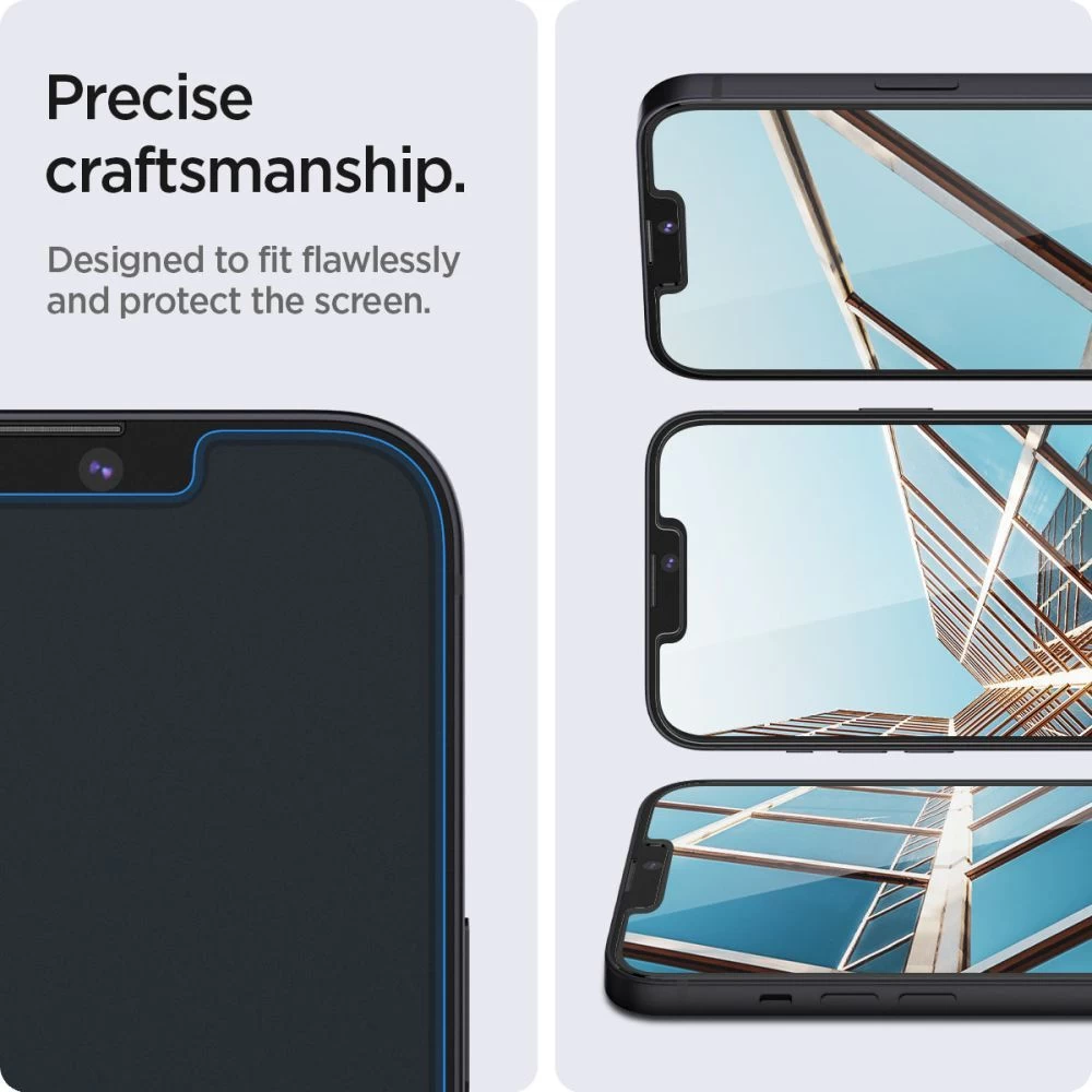 Apple iPhone 14 apsauginis stiklas  SPIGEN GLAS.TR EZ-FIT (2-pack)