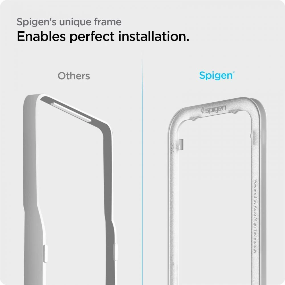 Apple iPhone 14 apsauginis stiklas  SPIGEN ALM GLASS FC