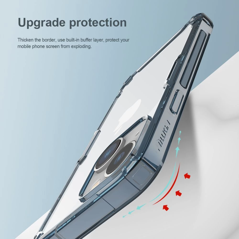 Apple iPhone 14 suojakuori läpinäkyvä Nillkin TPU Pro