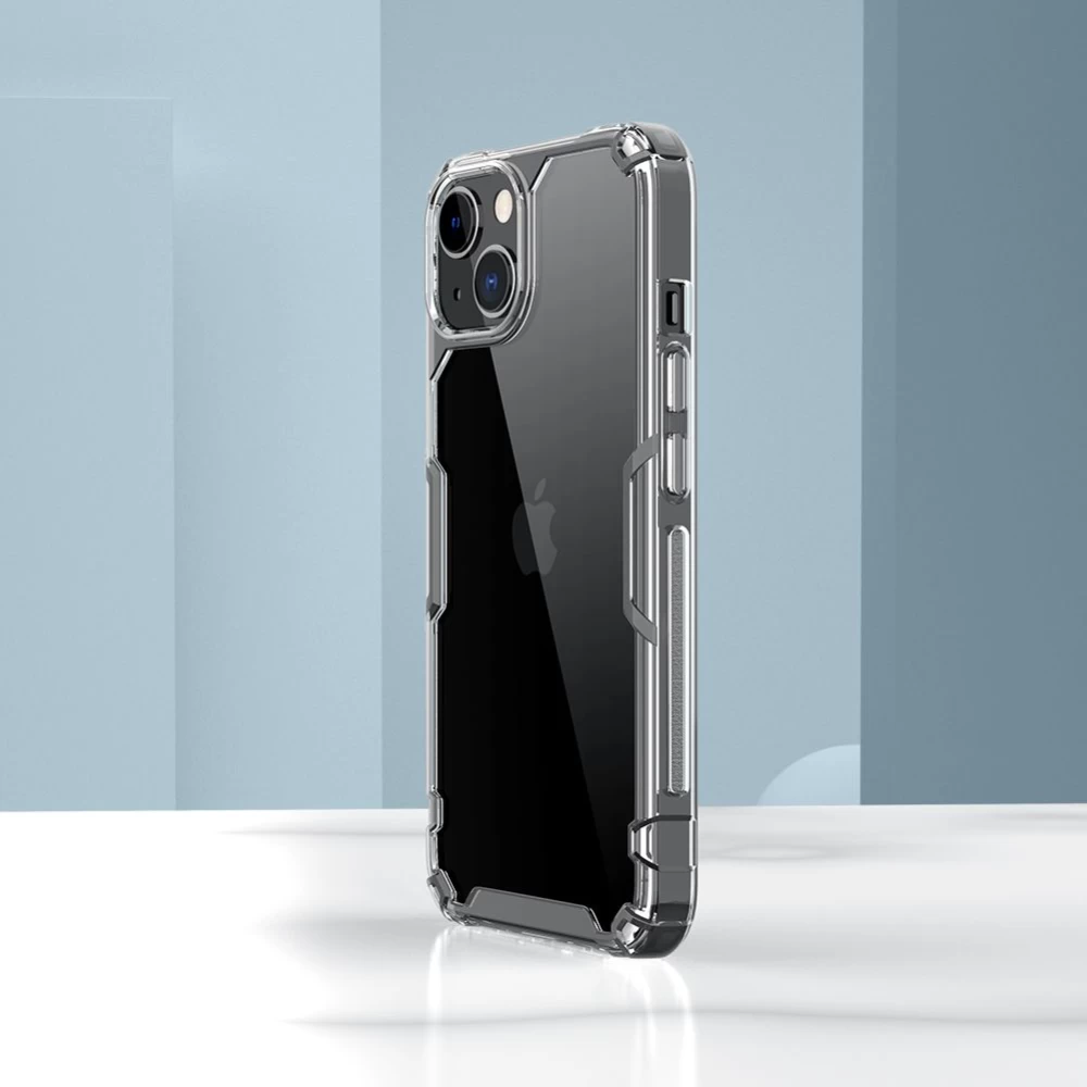Apple iPhone 14 suojakuori läpinäkyvä sininen Nillkin TPU Pro