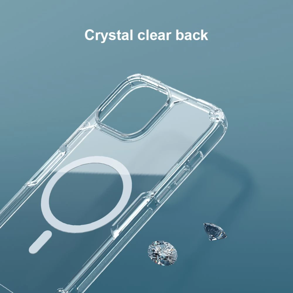 Apple iPhone 14 suojakuori läpinäkyvä sininen Nillkin TPU Pro Magnetic