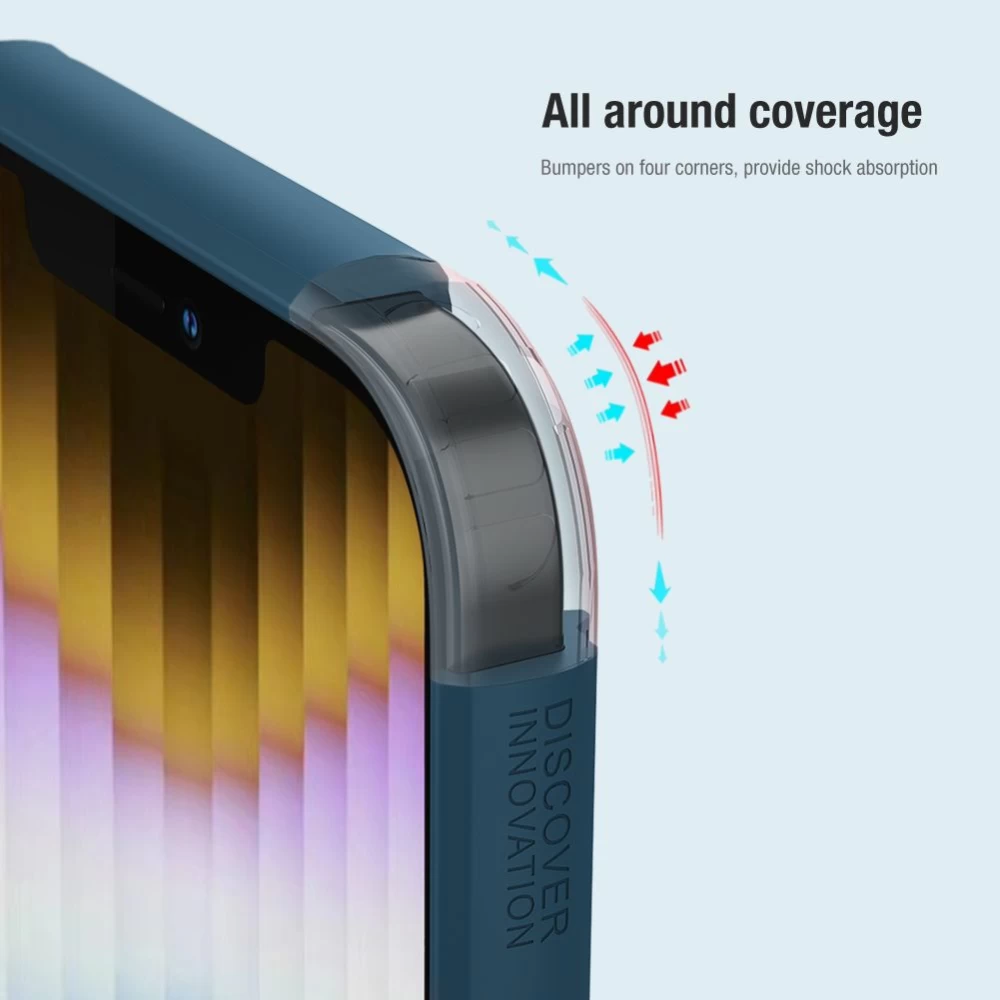 Apple iPhone 14 suojakuori musta Nillkin Super Frosted Shield Magnetic