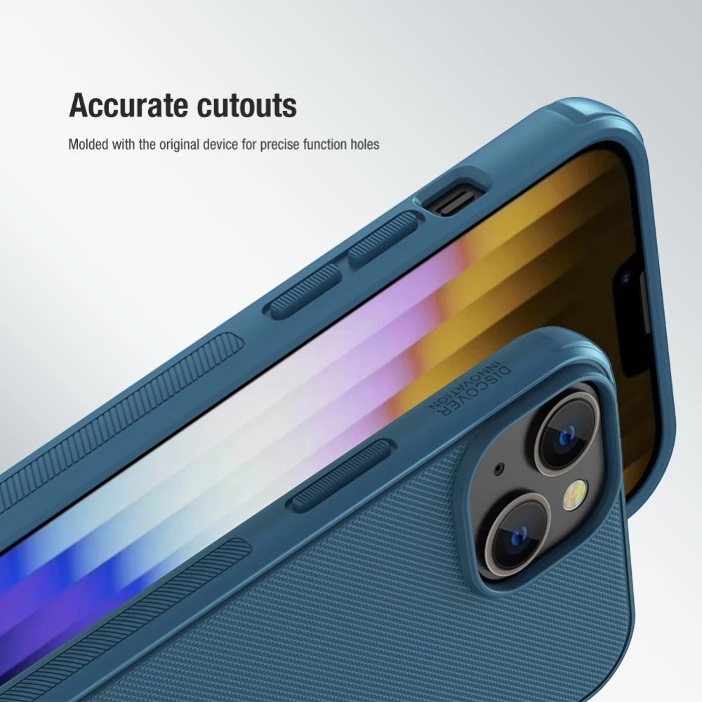 Apple iPhone 14 suojakuori musta Nillkin Super Frosted Shield Magnetic