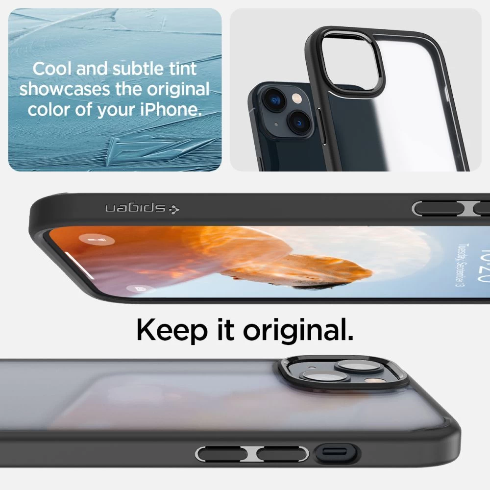 Apple iPhone 14 suojakuori musta SPIGEN ULTRA HYBRID