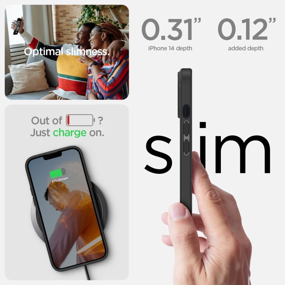 Apple iPhone 14 suojakuori musta SPIGEN ULTRA HYBRID