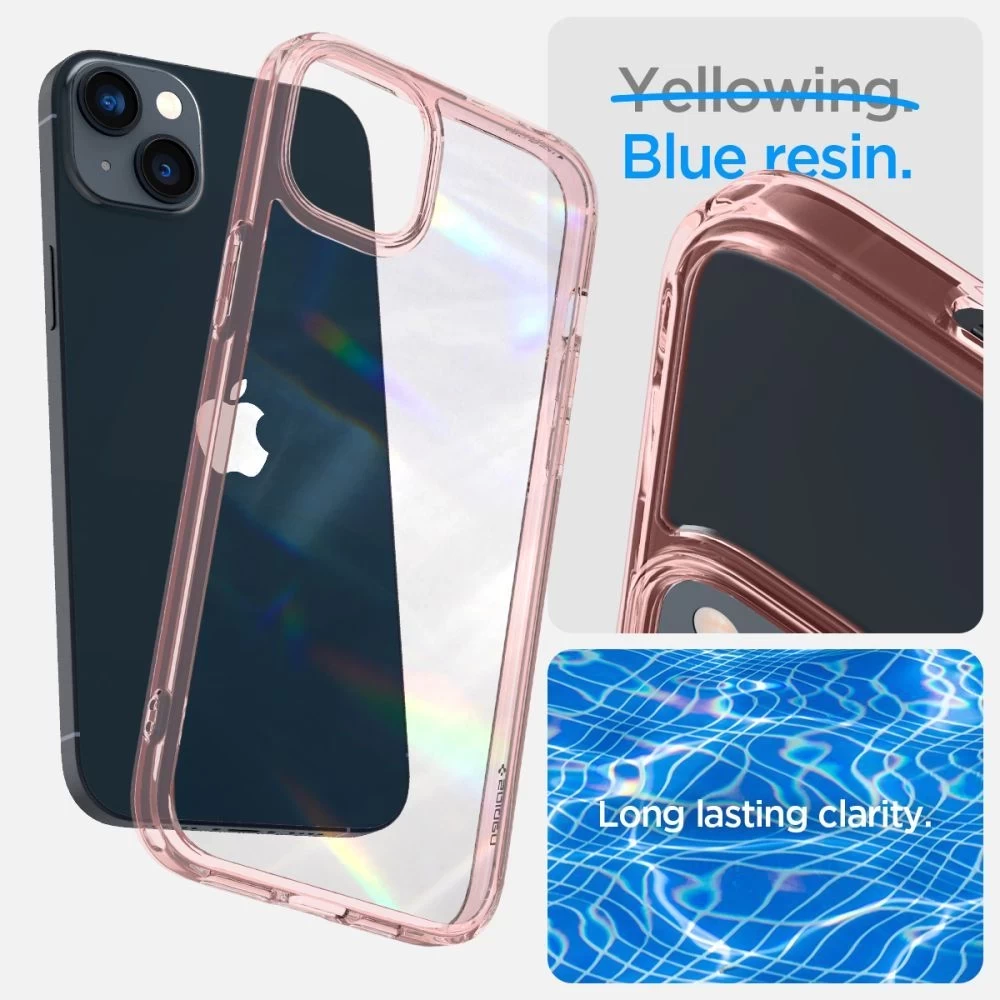 Apple iPhone 14 suojakuori pinkki SPIGEN ULTRA HYBRID
