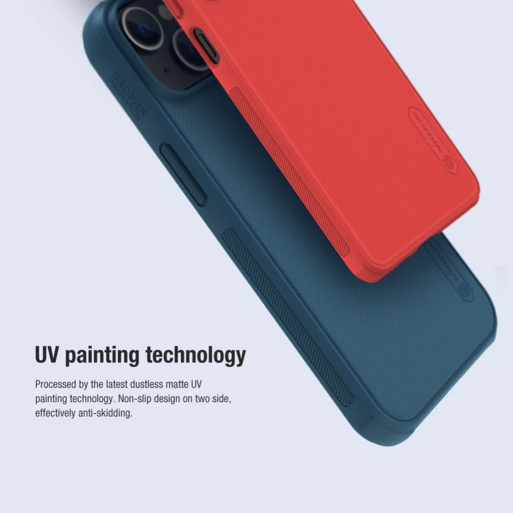 Apple iPhone 14 suojakuori punainen Nillkin Super Frosted Shield Pro