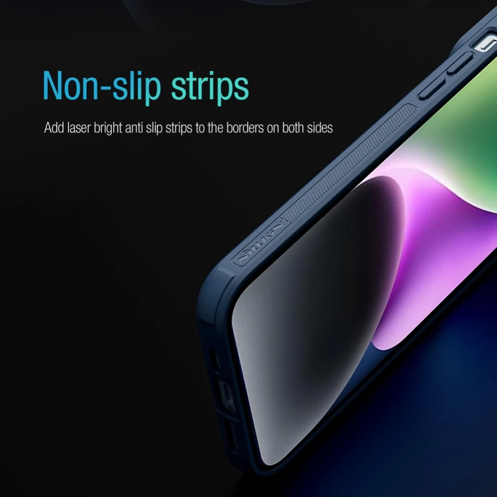 Apple iPhone 14 suojakuori vihreä Nillkin Textured  S Magnetic