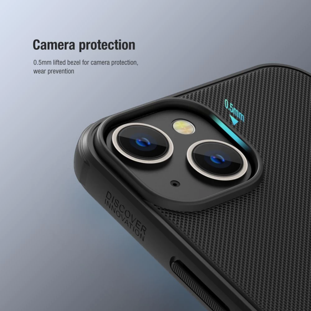 Apple iPhone 14 suojakuori sininen Nillkin Super Frosted Shield Pro