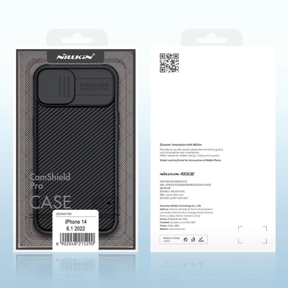 Apple iPhone 14 suojakuori sininen Nillkin CamShield Pro