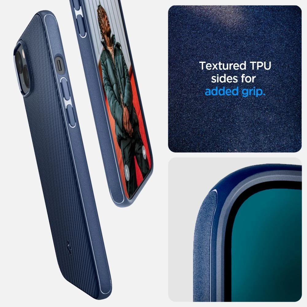 Apple iPhone 14 suojakuori sininen SPIGEN MAG ARMOR