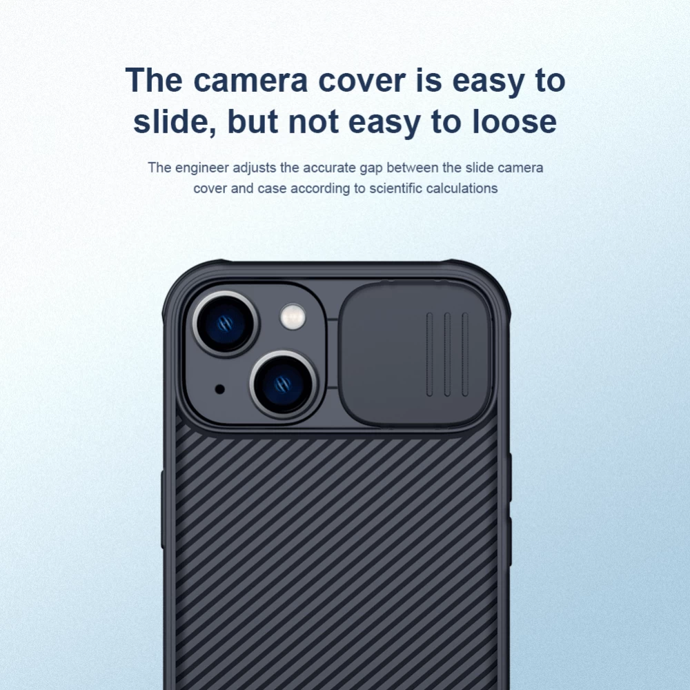 Apple iPhone 14 ümbris sinine Nillkin CamShield Pro Magnetic