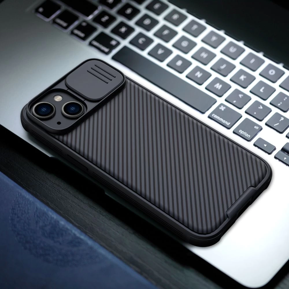 Apple iPhone 14 ümbris sinine Nillkin CamShield Pro Magnetic