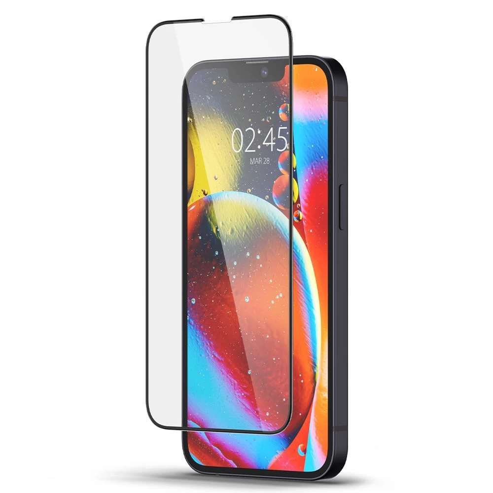 Apple iPhone 14 apsauginis stiklas  SPIGEN GLASS FC