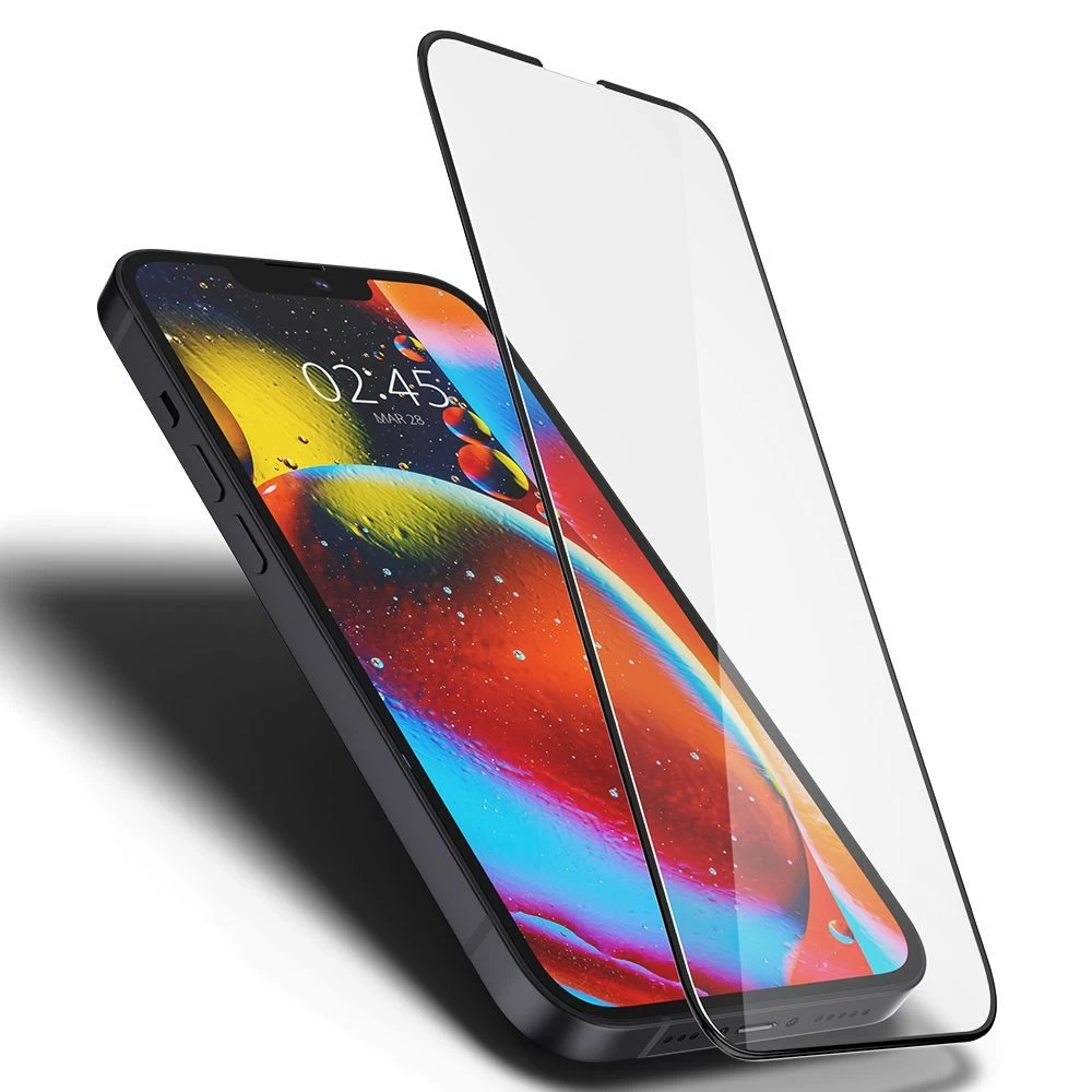 Apple iPhone 14 apsauginis stiklas  SPIGEN GLASS FC