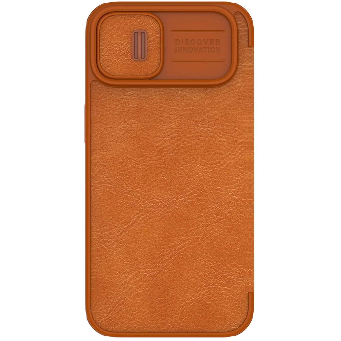 Apple iPhone 14 suojakotelo ruskea Nillkin Qin Pro Leather