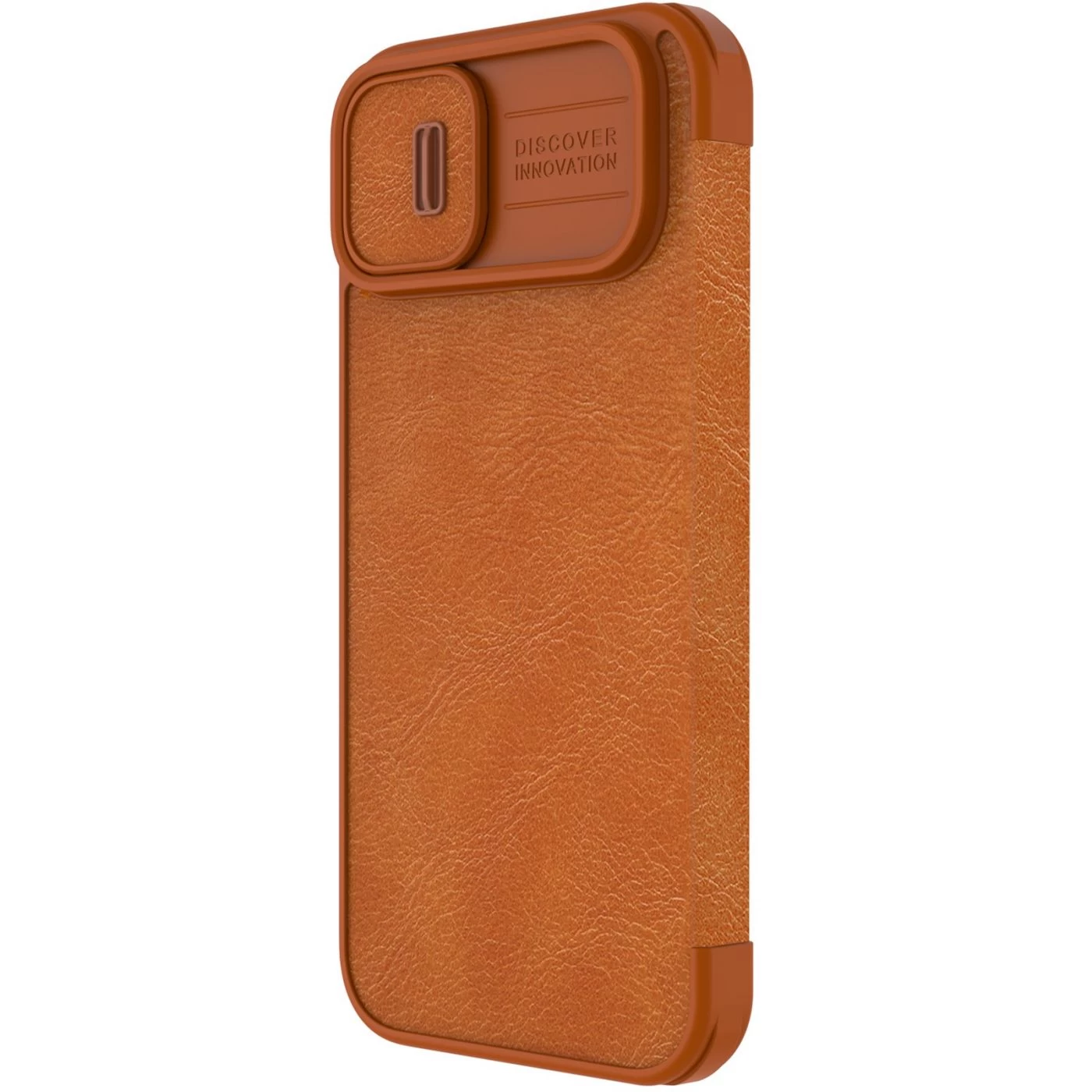 Apple iPhone 14 suojakotelo ruskea Nillkin Qin Pro Leather