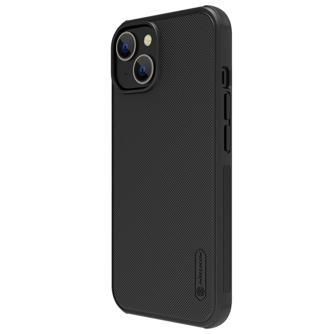 Apple iPhone 14 suojakuori musta Nillkin Super Frosted Shield Magnetic