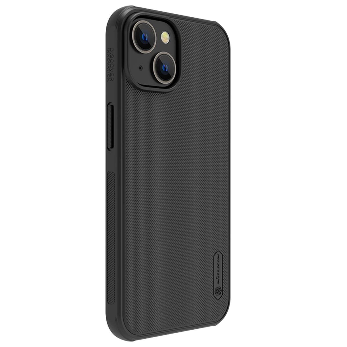 Apple iPhone 14 suojakuori musta Nillkin Super Frosted Shield Magnetic