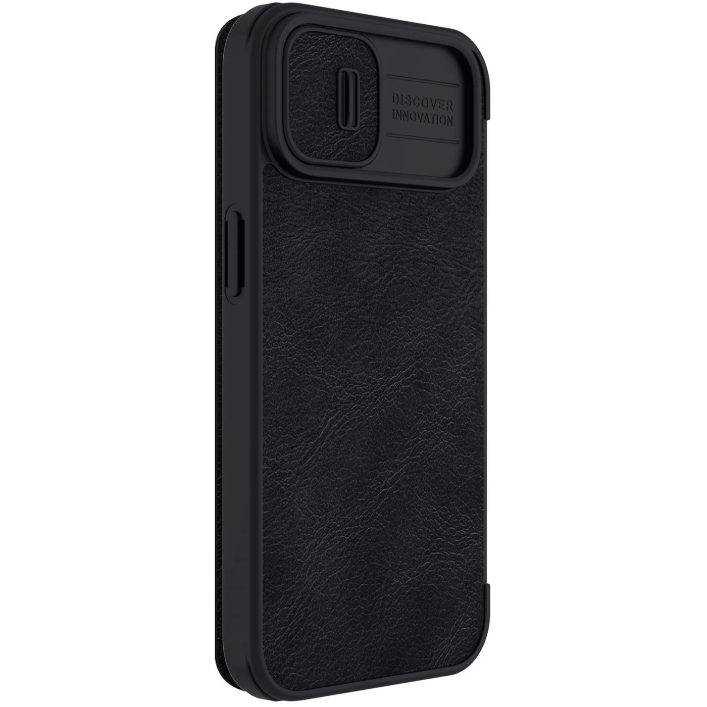 Apple iPhone 14 suojakotelo musta Nillkin Qin Pro Leather