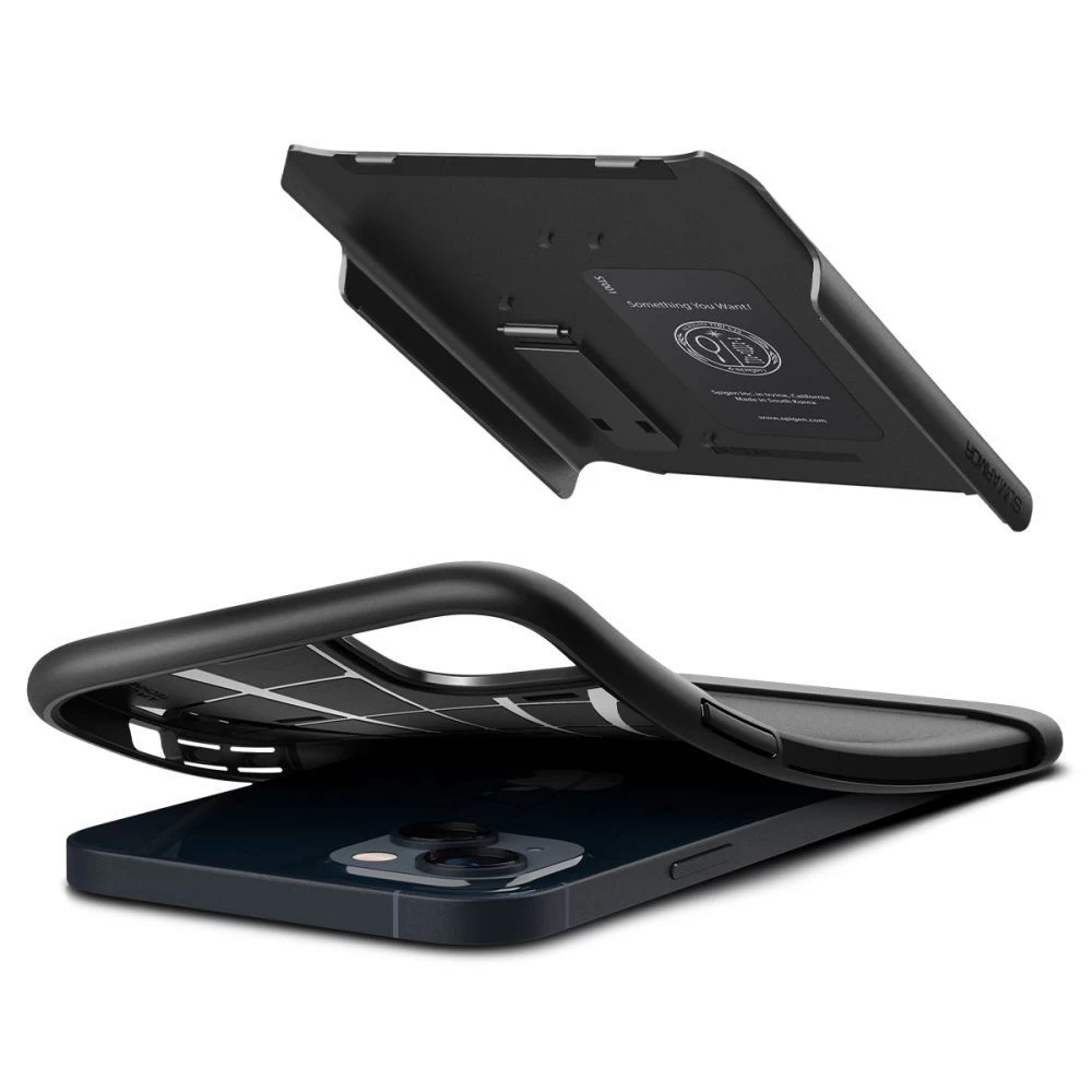 Apple iPhone 14 suojakuori musta SPIGEN SLIM ARMOR