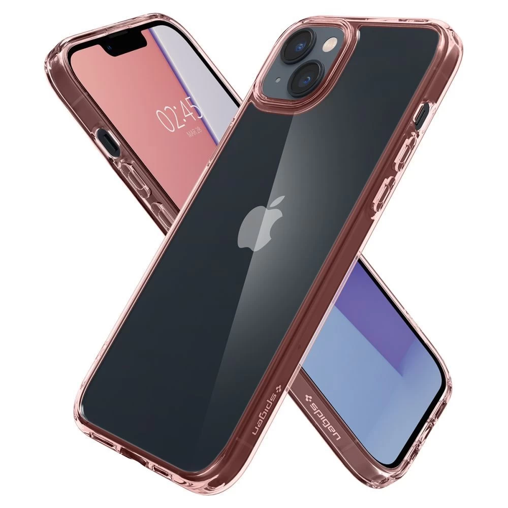 Apple iPhone 14 suojakuori pinkki SPIGEN ULTRA HYBRID