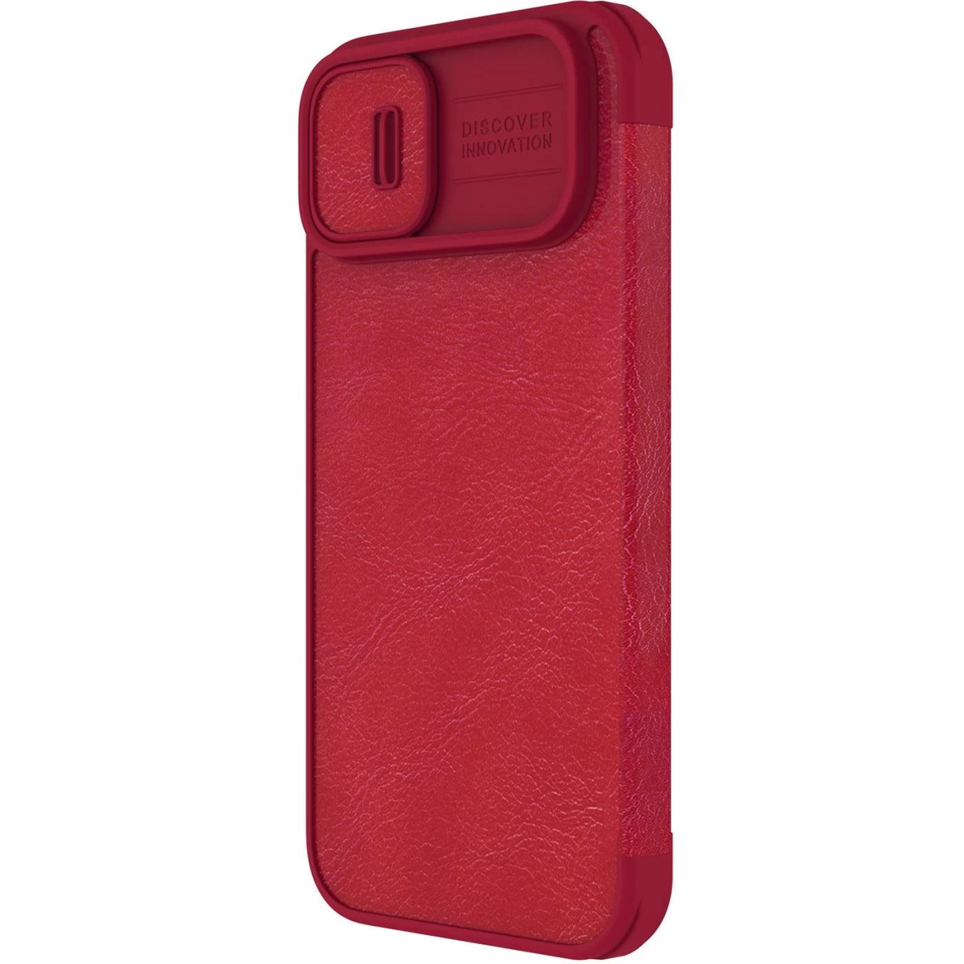 Apple iPhone 14 suojakotelo punainen Nillkin Qin Pro Leather