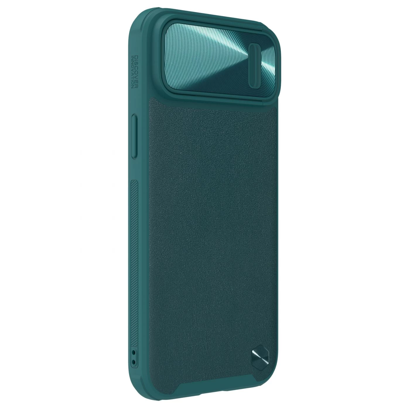 Apple iPhone 14 suojakuori vihreä NILLKIN CAMSHIELD LEATHER S