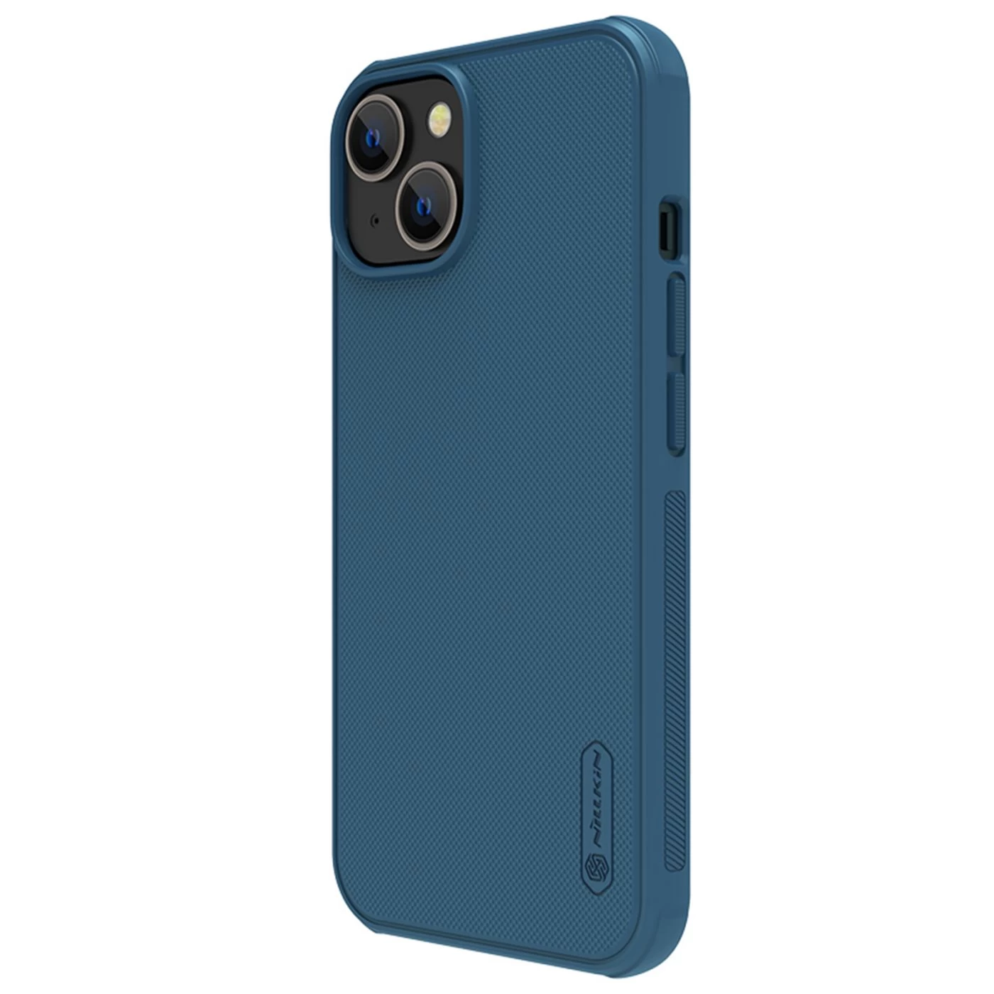 Apple iPhone 14 suojakuori sininen Nillkin Super Frosted Shield Magnetic