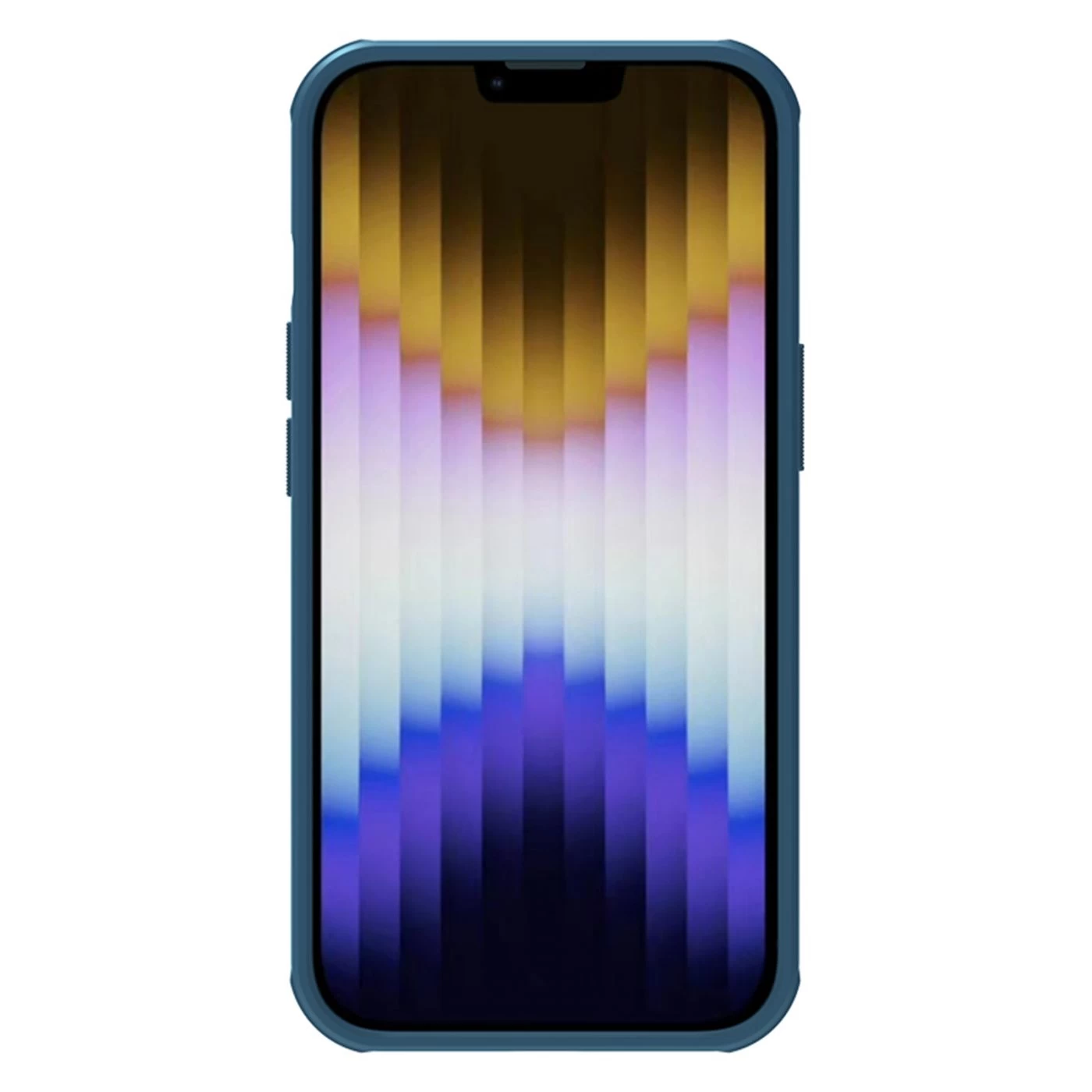Apple iPhone 14 suojakuori sininen Nillkin Super Frosted Shield Magnetic