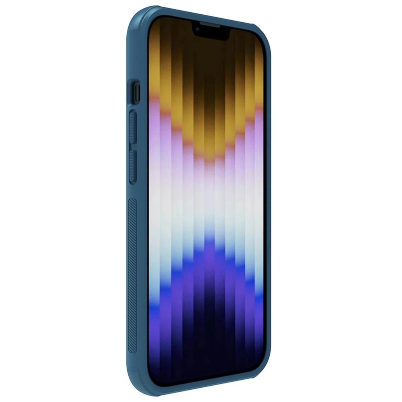 Apple iPhone 14 suojakuori sininen Nillkin Super Frosted Shield Magnetic