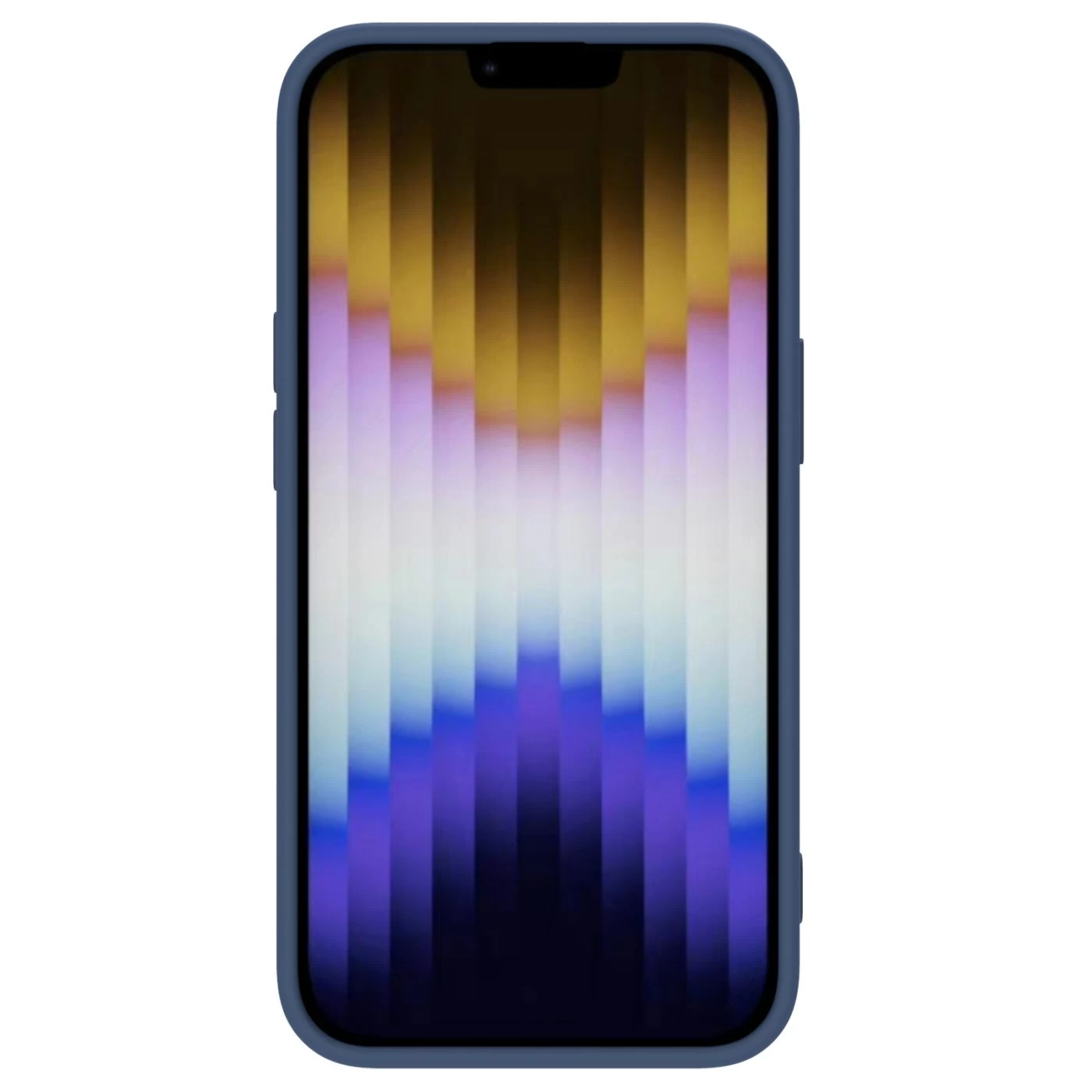 Apple iPhone 14 suojakuori sininen Nillkin CamShield Silky Silicon