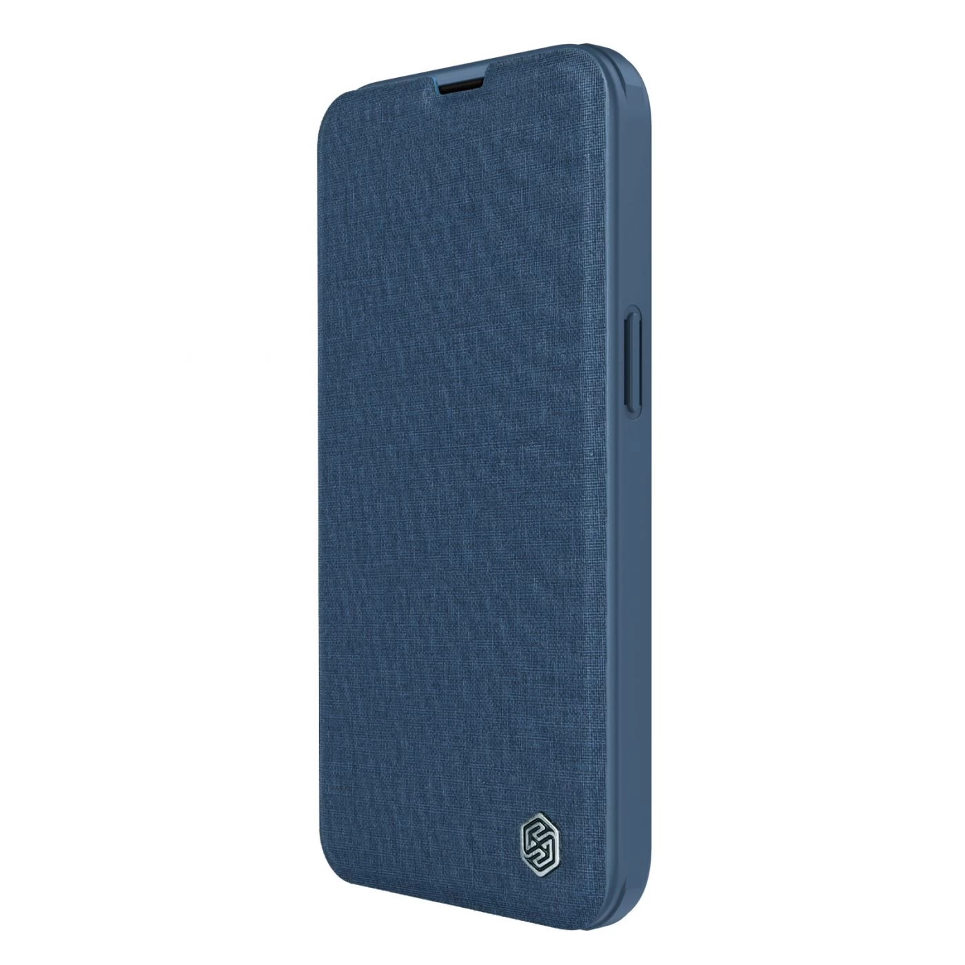 Apple iPhone 14 suojakotelo sininen Nillkin Qin Pro Leather (Cloth Version)