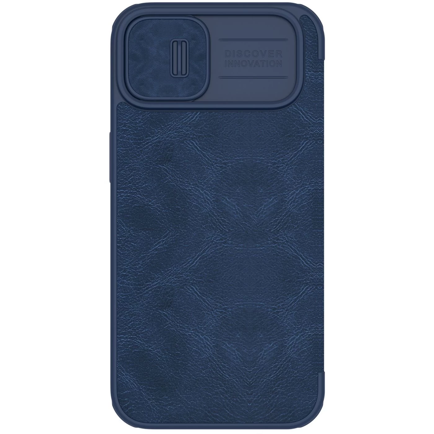 Apple iPhone 14 suojakotelo sininen Nillkin Qin Pro Leather