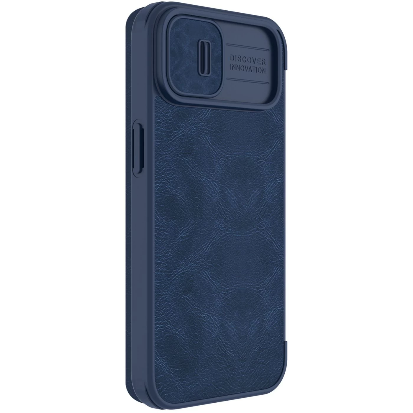 Apple iPhone 14 suojakotelo sininen Nillkin Qin Pro Leather