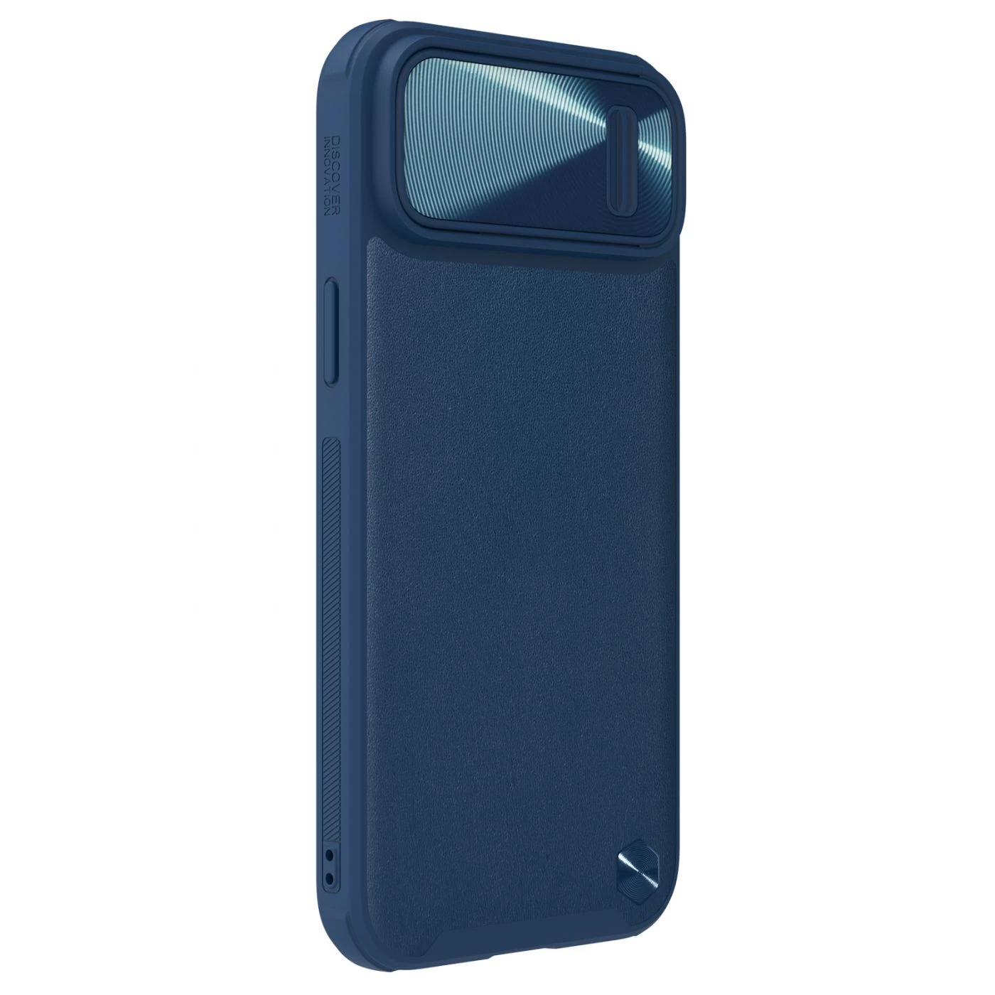 Apple iPhone 14 suojakuori sininen Nillkin CamShield Leather S Magnetic