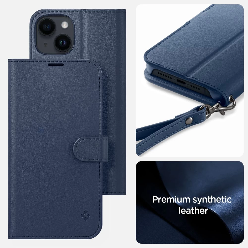 Apple iPhone 14 suojakotelo sininen SPIGEN WALLET S