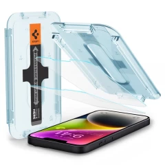 iPhone iPhone 14 apsauginis stiklas SPIGEN GLAS.TR EZ-FIT Apple iPhone 14 (2-pack)