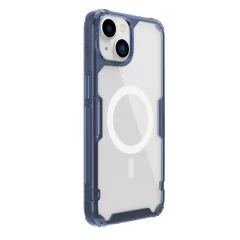 Apple iPhone 14 suojakuori läpinäkyvä sininen Nillkin TPU Pro Magnetic