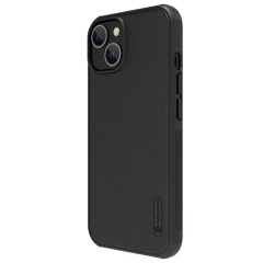 Apple iPhone 14 suojakuori musta Nillkin Super Frosted Shield Magnetic