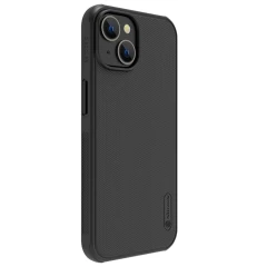 Apple iPhone 14 suojakuori musta Nillkin Super Frosted Shield Magnetic