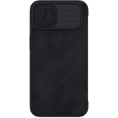 Apple iPhone 14 suojakotelo musta Nillkin Qin Pro Leather