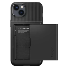 Apple iPhone 14 suojakuori musta SPIGEN SLIM ARMOR CS